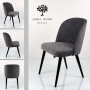 Krzesło DELUXE KR-2 Tkanina Chill Me 01